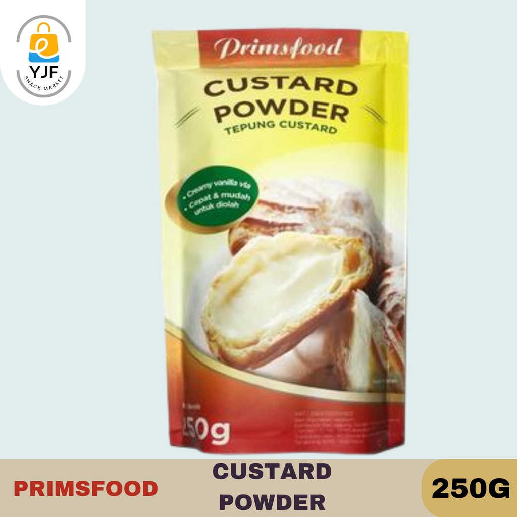 

Primsfood Custard Powder Kemasan 250g / Custard Powder / Tepung Custard