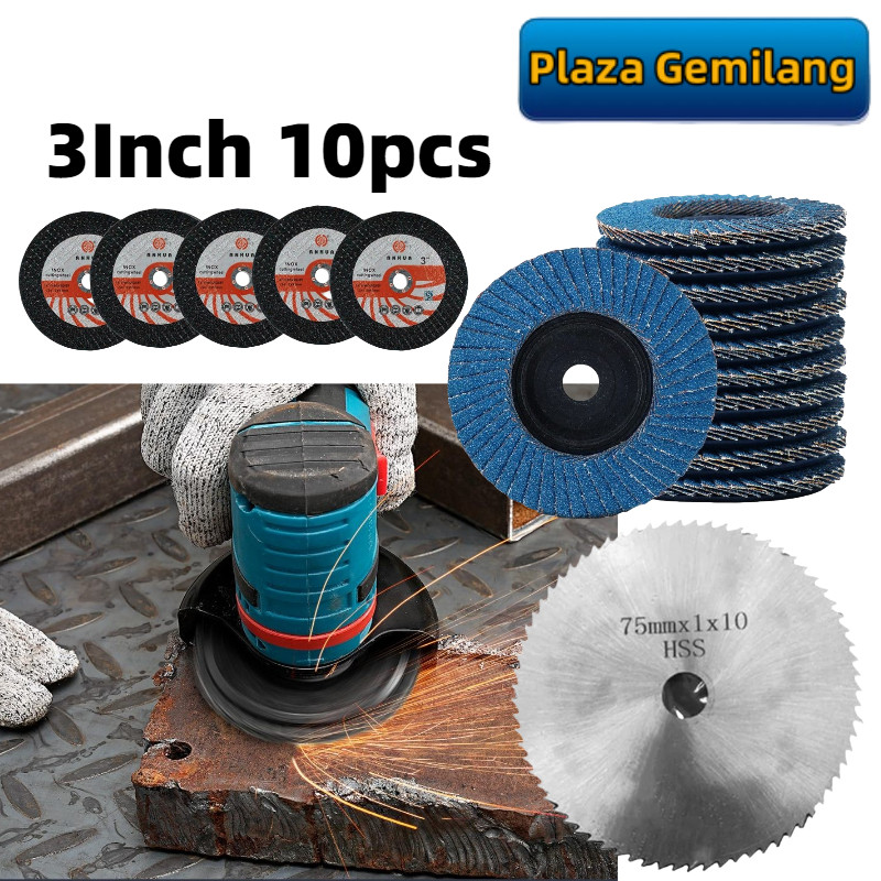 3 Inch Cutting Whee/Circular Saw Blade 3inch/Mata Gerinda Potong Kayu/Mata Gergaji Bulat/Mata Gerind