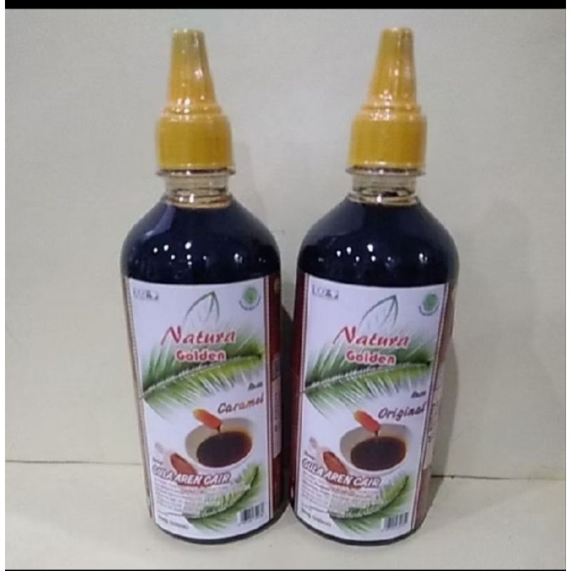 

Gula Aren Cair Original dan Caramel Natura Golden 500ml - ARM