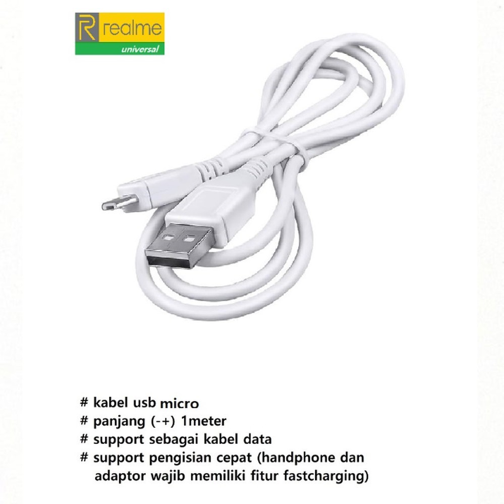 Usb micro  kabel charger realme 3 (RMX1821) - realme 3i (RMX1827) - realme 3 pro (RMX1851)