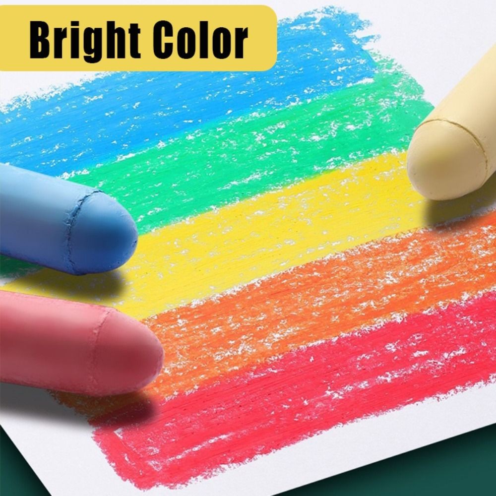 

Colored Water-soluble Chalk Erasable Non Dirty Hands Dust Free Chalk Blackboard Graffiti Painting Solid Water Chalk