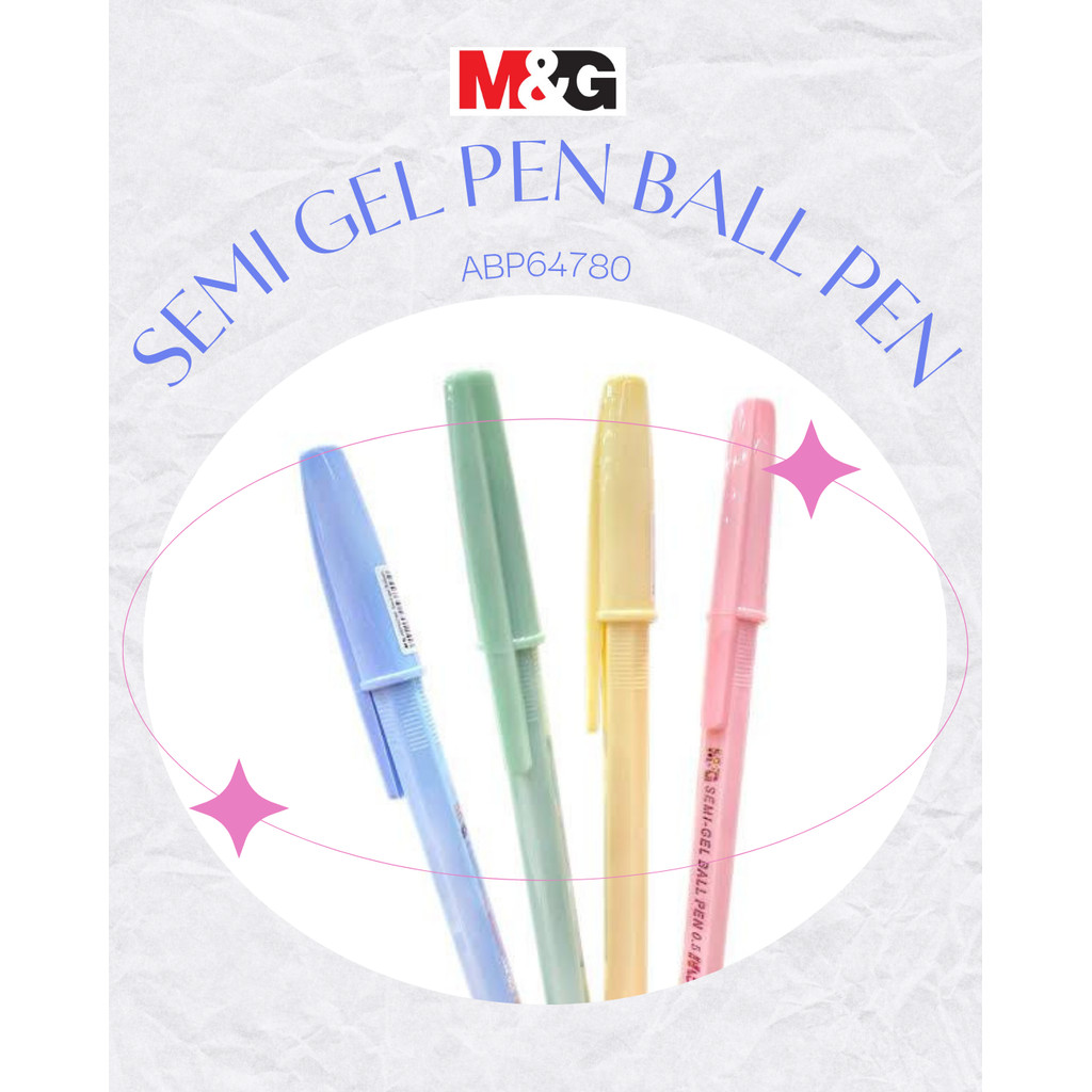 

M&G SEMI-GEL BALL PEN (M5) ABP64780 - BLACK INK