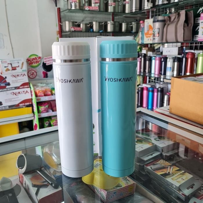 READY KD6555 Botol Minum Thermos 450ml Yoshikawa, Vacuum Flask Yoshikawa
