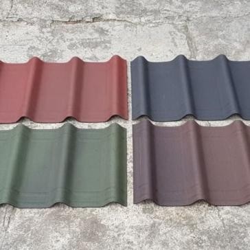 ONDUVILLA Onduline Genteng Onduvilla 106 X 40cm/ Atap Selulosa Bitumen