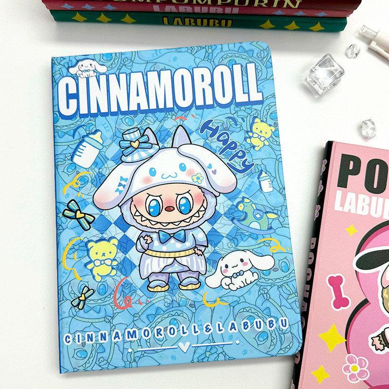 

A5 Color Page Hard Shell Notebook Cool Cartoon Notepad Handbook Student Diary Inner Page Design Horizontal Line