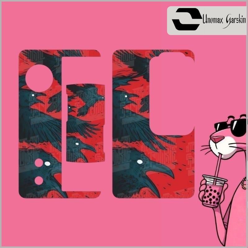 

[UNOMAX GARSKIN Stiker Garskin Dot AlO V1 Original Desain Full Motif Bisa Custom Anti Air Tahan Lama