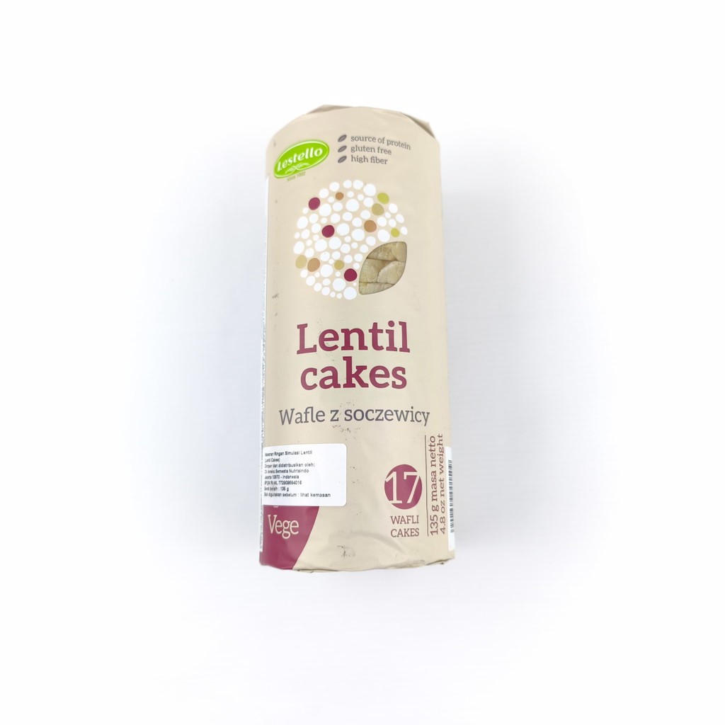 

[BEST BEFORE 18 OCTOBER 2025] Lestello Lentil Cakes 135Gr