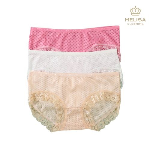 Melisacollection | CD Wanita Seamless Motif Renda Spandex Bahan Katun Kolor Wanita Sexy