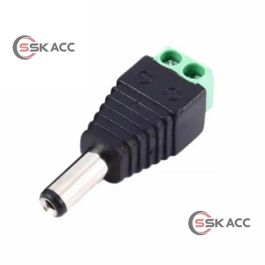 Konektor DC / Colokan Jack DC Male Buat CCTV