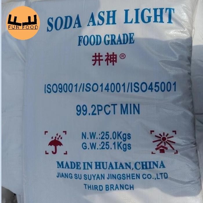 

Soda ash light ex china 25kg food grade