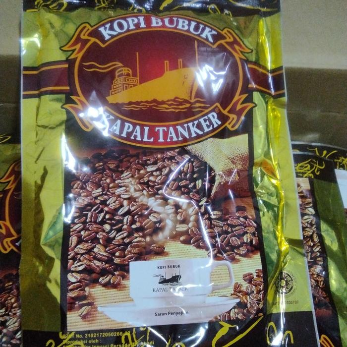 

kopi bubuk isi 500gram cap kapal tanker