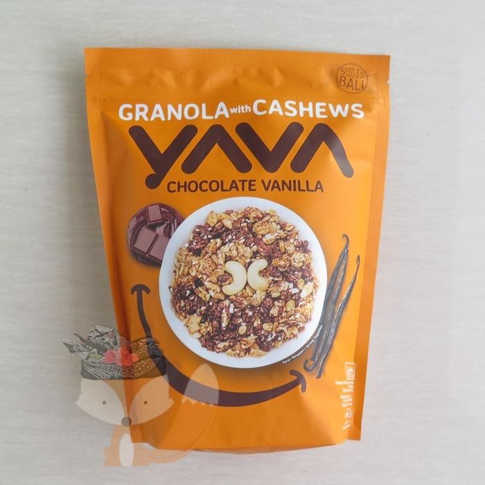 

YAVA Granola Sereal Sarapan Sehat dari Bali 400gr (All Varian) - Choco Vanilla