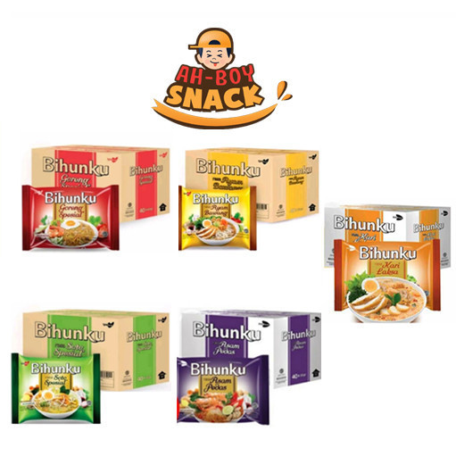 

1 DUS BIHUNKU SOTO, GORENG, KARI LAKSA, AYAM BAWANG, ASAM PEDAS ISI 40 PCS - AHBOY