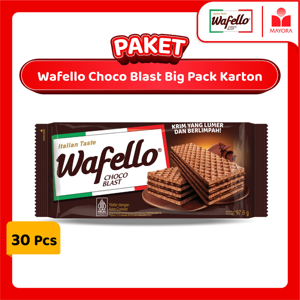 

Paket Wafer Wafello Choco Blast Big Pack Karton