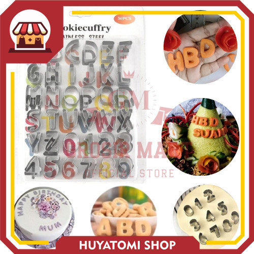 Sale Isi 36pcs Pemotong Wortel Kue Kering Cookies Cutter Biskuit Fondant Garnish Hiasan Tumpeng Mode