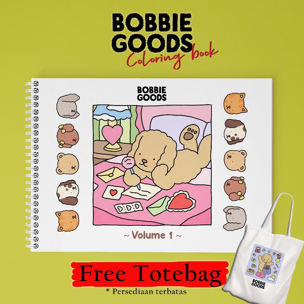 

Bobbie Goods Coloring Book Volume 1 - Free Tote Bag