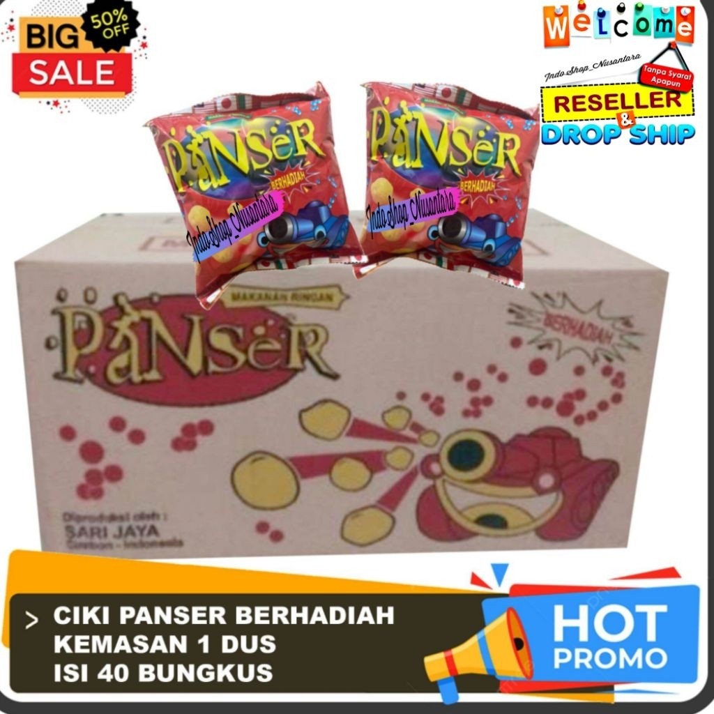 

Ciki Panser Berhadiah | Panser Ciki Viral 1 Dus Isi 40 Pcs