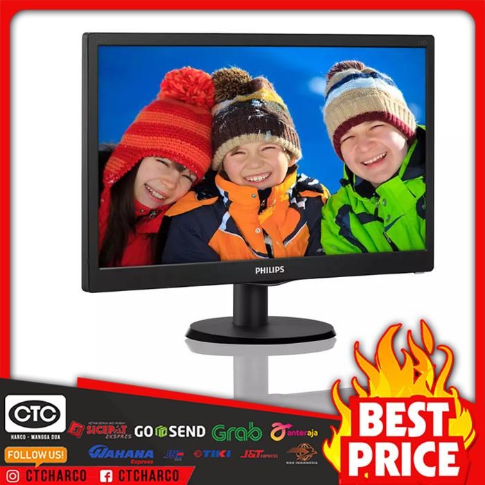 Monitor LED PHILIPS 203V5L 19.5 inch 1600x900 60Hz 5ms HDMI VGA