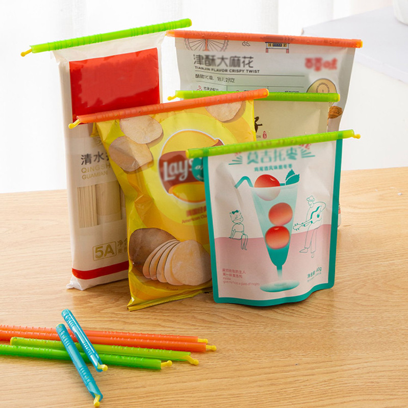 16pcs Penjepit Kantong Plastik Snack Seal Stick Stik Clip 12-28,5 cm