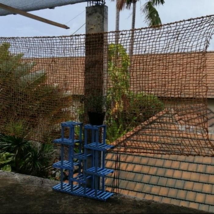 

Coco Net Jute Mesh Cocomesh Jaring Rambatan 4x4cm