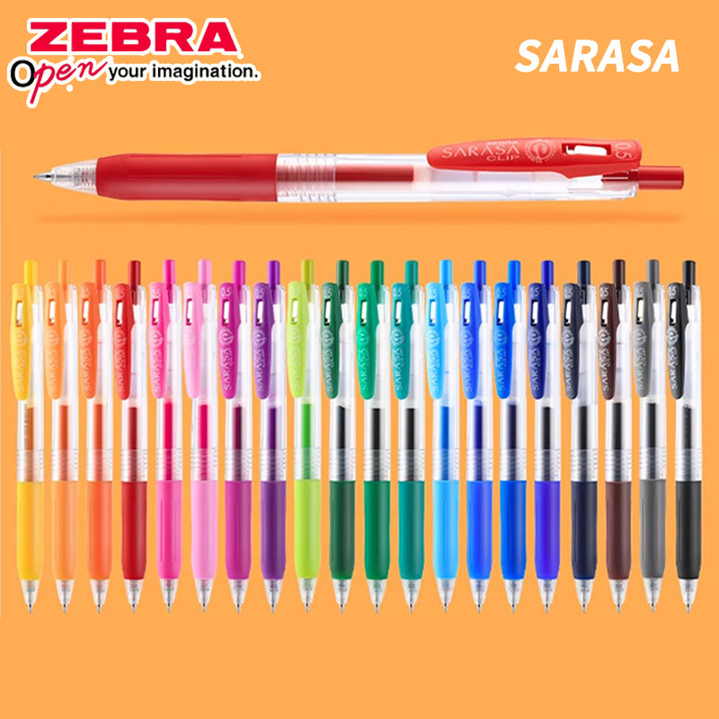 

1pcs Japan ZEBRA SARASA Gel Pen JJ15 0.5mm Color Large Capacity Quick Drying for Writing Kawaii School Stationery Art Supplies