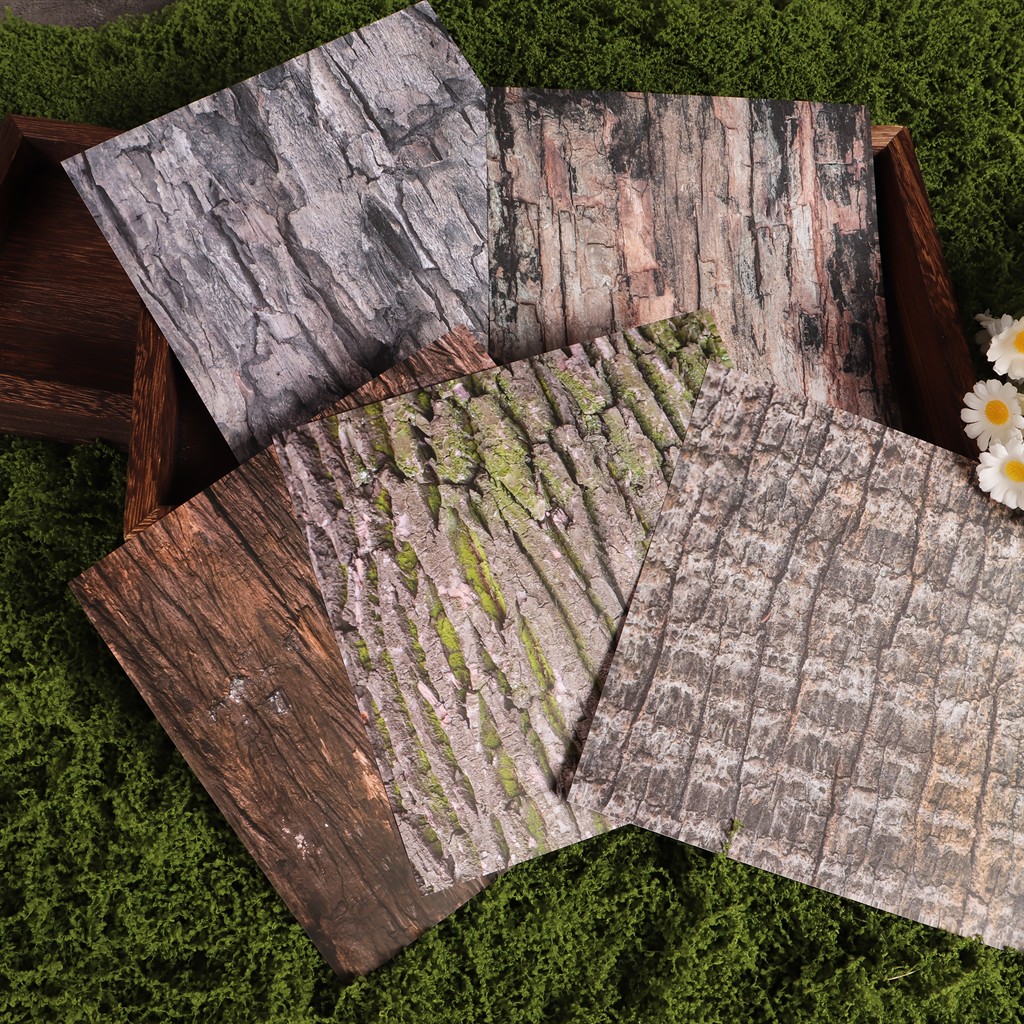 

12sheets Large Size Texture Self-adhesive Aesthetic Scrapbook Sticker, for Arts Crafts, Junk Journals, Scrapbooking Supplies