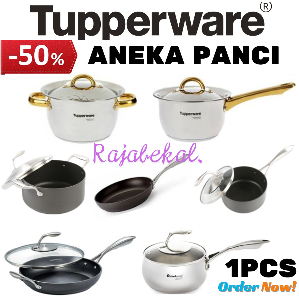 [BIG SALE] PROMO Tupperware Panci TChef // Panci Luxury // TupperChef Black Series // Cottage