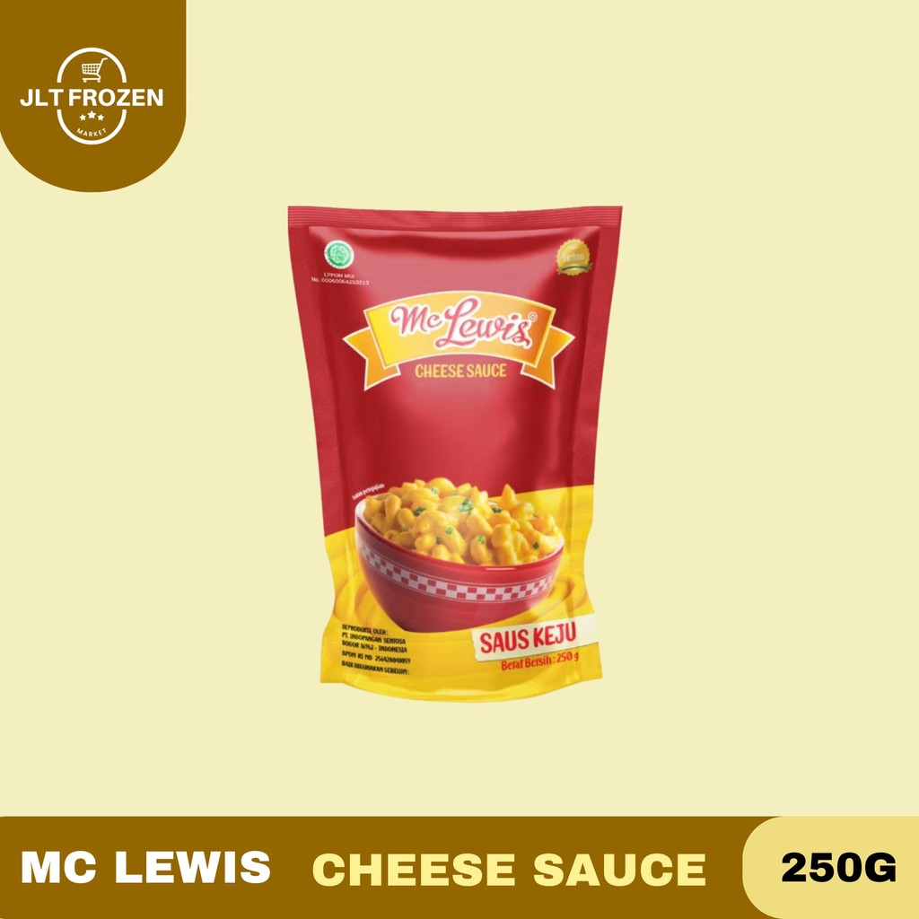 

Mc Lewis Cheese Sauce / Korean Sauce / Saus Keju / Saus Korea / Pedas / 250g