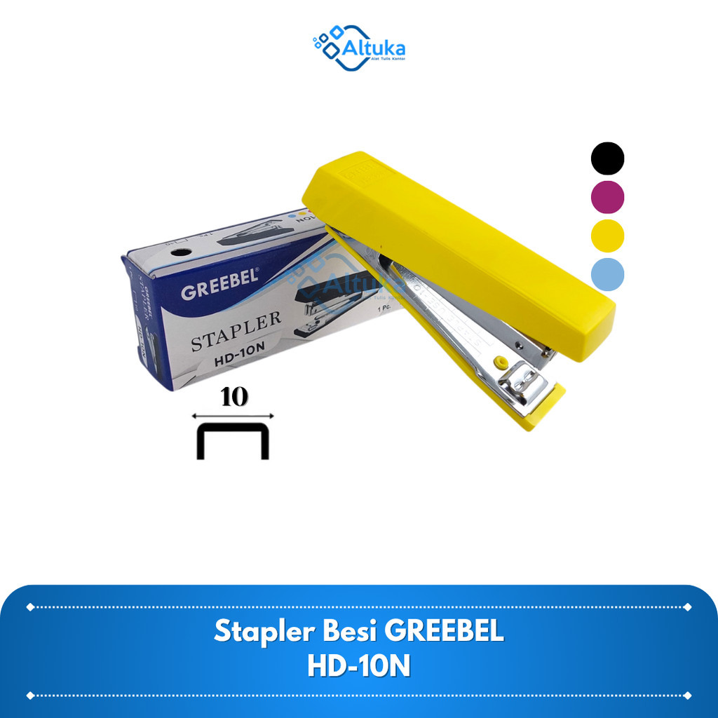 

Staples / Stapler Greebel HD‑10N / Kuat & Tahan Lama Kapasitas 16 Lembar