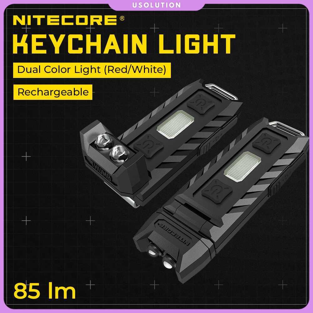 NITECORE Dual Color LED USB Rechargeable Keychain Light - THUMB