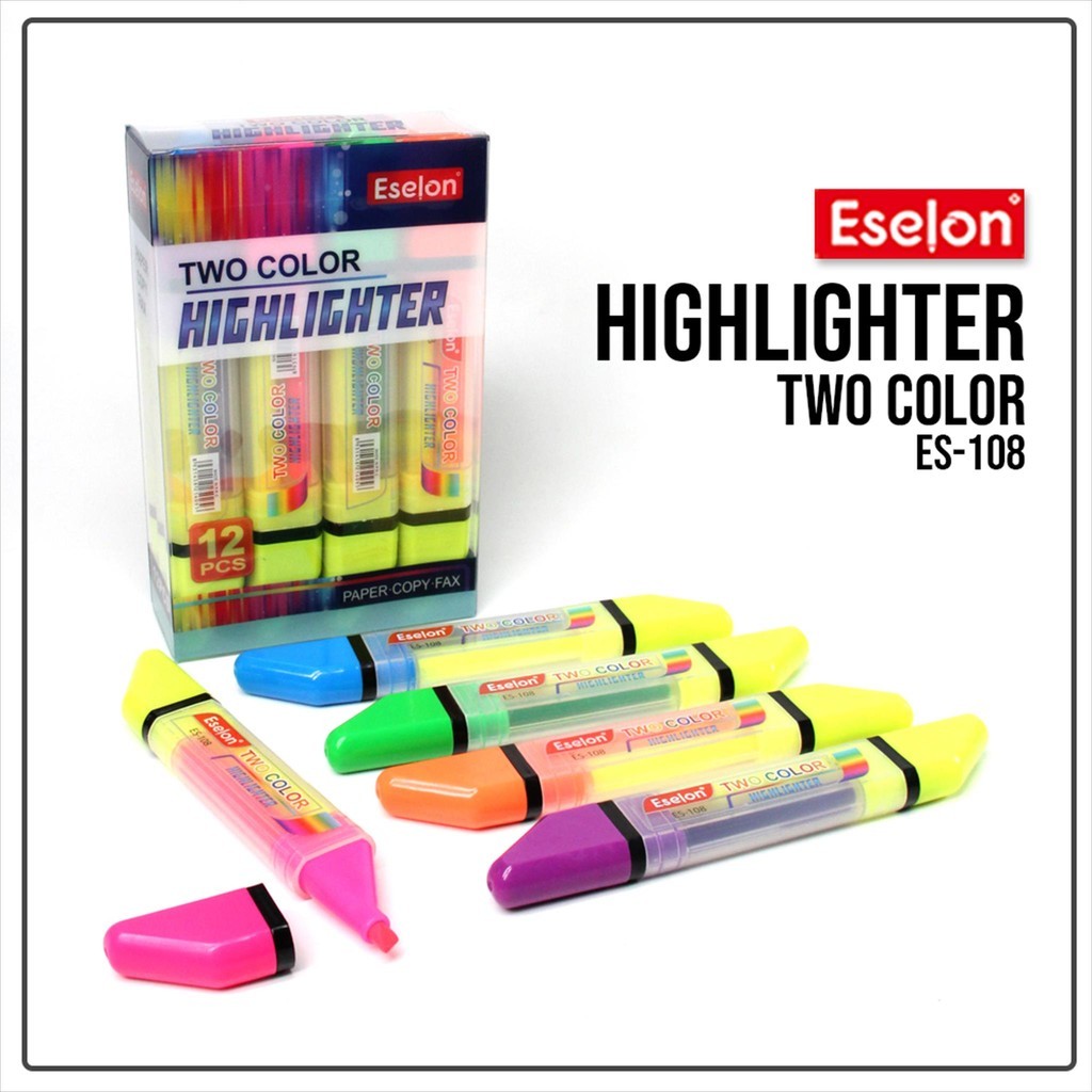 

❤️️Stabilo 2 sisi warna / Highlighter / Stabilo Eselon ES108❤️️