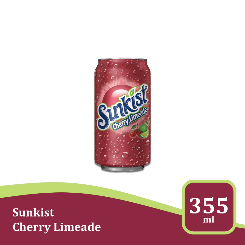 

Sunkist Cherry Limeade 12 fl oz - MInuman Impor USA