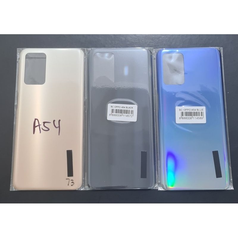 Backdoor Oppo A54 - Warna Black, Blue, Gold
