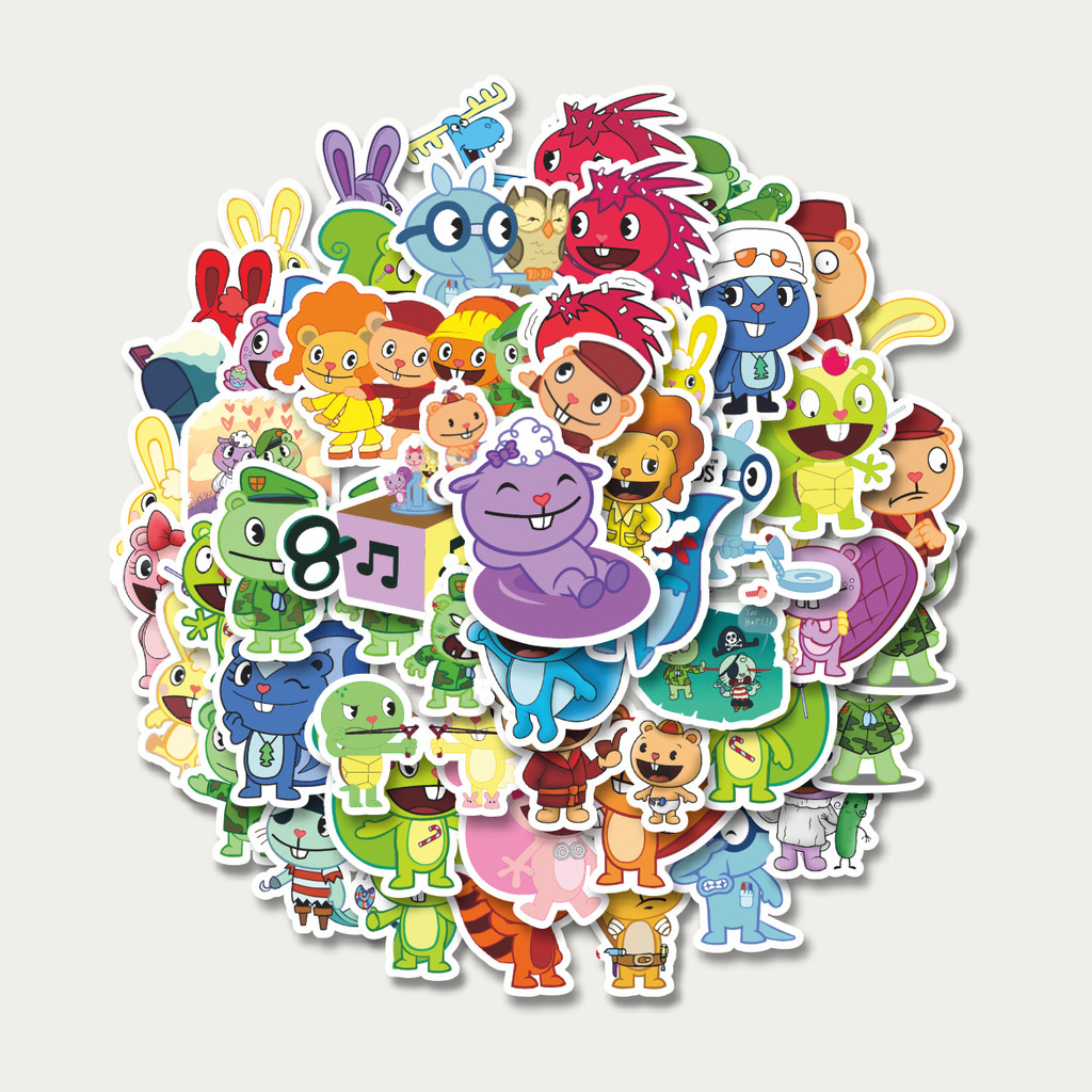 

Sticker Pack Stiker Kartun Series Happy Tree Friends Mix 2 | Sticker TUMBLR | Stiker LAPTOP KOPER HELM