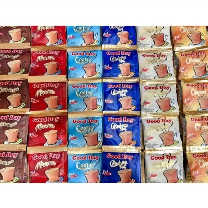 

GOOD DAY 3 IN 1 Kopi Instan 1 Renceng isi 10 Sachet