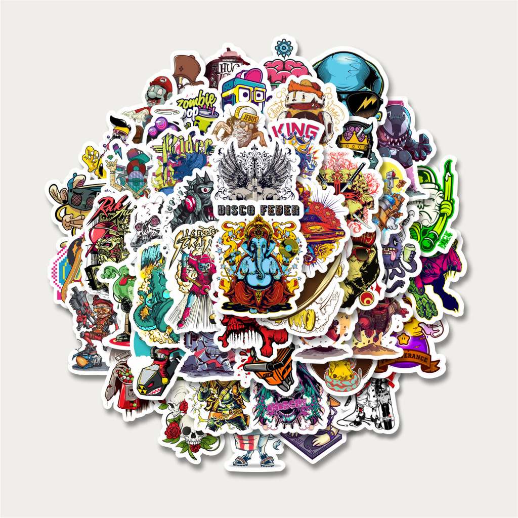 

Sticker Pack Stiker Grafiti Retro Art Character 2 | Sticker TUMBLR | Stiker LAPTOP KOPER HELM