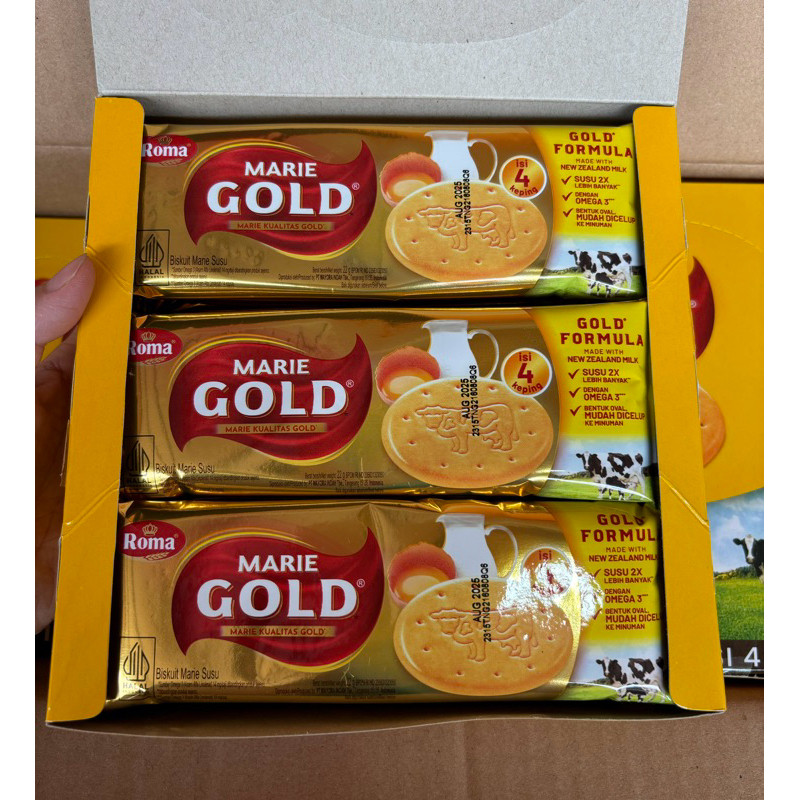 agen distributor makanan ringan cemilan snack wafer biskuit roma marie gold new zealand milk box sac