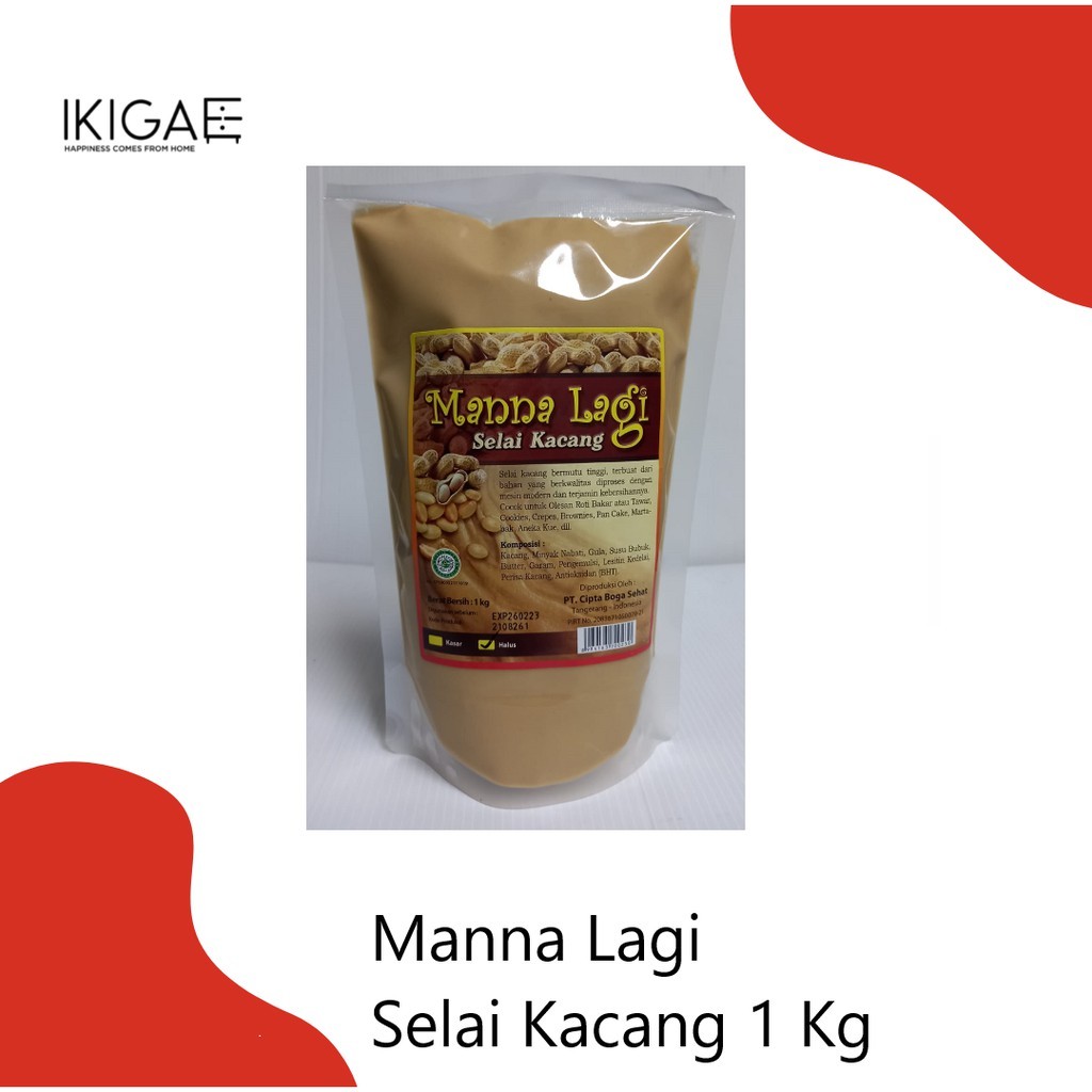 

Manna Lagi Selai Kacang Enakkk Serbaguna 1 Kg