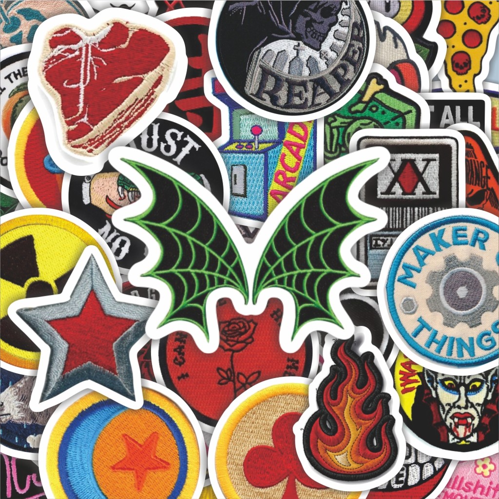 

100PCS Lucu Stiker Patch V5 Stiker Aesthetic Stiker Anti Air Stikers Berperekat Waterproof sticker decal buat Motor Helm Buku Journal Koper Casing HP Laptop Botol Minum Hadiah anak