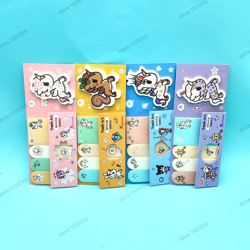

4pcs/lot Cute Tokidoki Memo Pad Sticky Notes Kawaii Unicorn Stationery Notepad N Times Post Office School Supplies Kids Gift