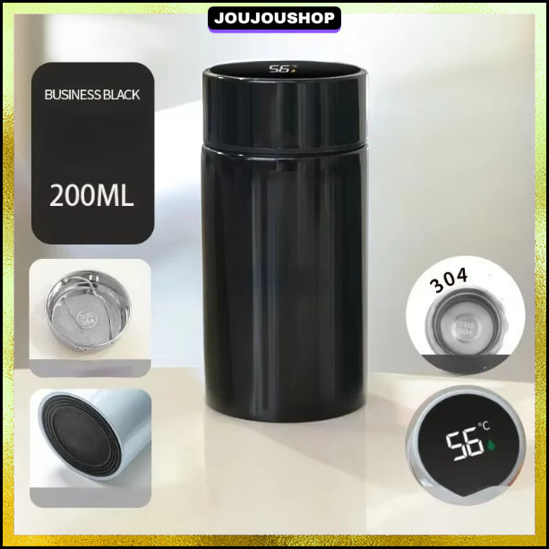 Botol Minum Termos LED Digital Temperature Stainless 200ml - LZ120
