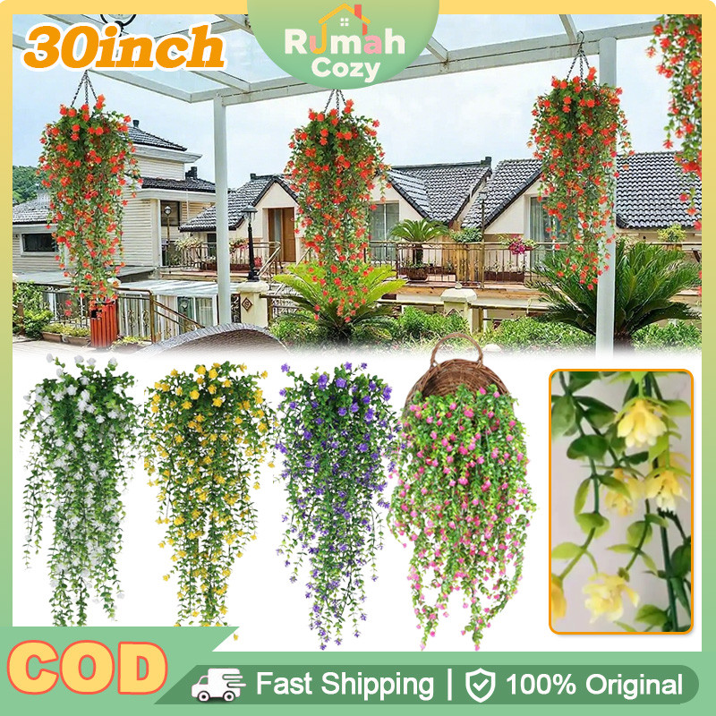 Daun Anggrek Juntai Plastik Tanaman Hias Bunga Anggrek Juntai Tanpa Pot Bunga Rambat Sintesis Daun R