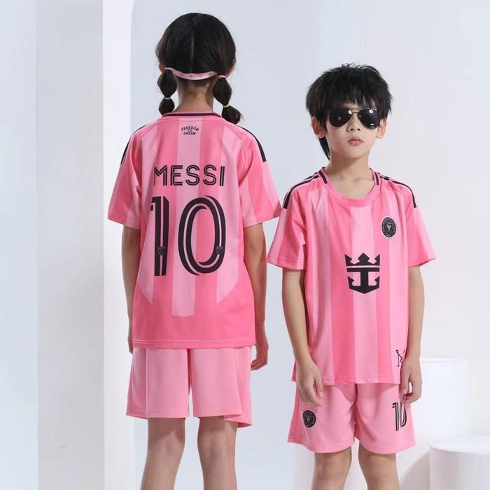STELAN BAJU BOLA ANAK MESSI INTER MIAMI / JERSEY ANAK MESSI INTER MIAMI /JERSEY BOLA ANAK / STELAN B