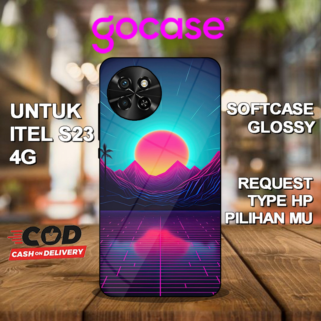 ( AG 16 ) Sofcase Glossy Untuk ITEL S23 4G l ITEL S23+ PLUS S2MOTIF ABSTRAK ANIME ASTETIC CASE CASIN