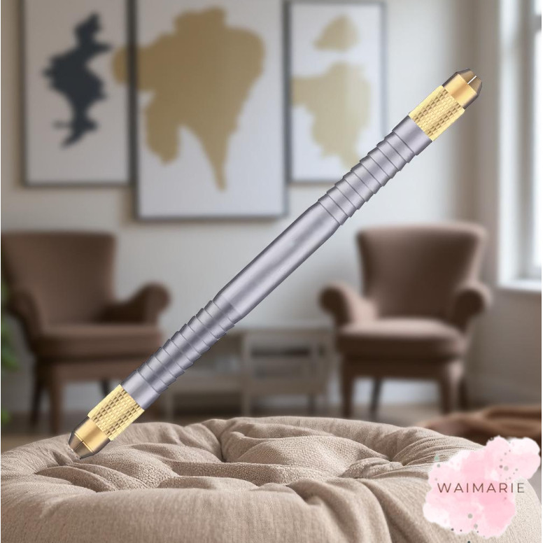 

UGAIN Handle Pisau Ukir Cutter Crafting Hobby Pen Double Head Clamp - UG-316