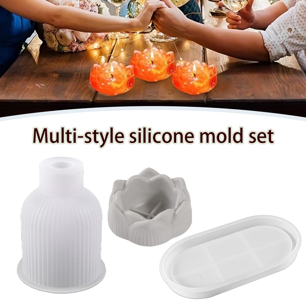 Cetakan silikon resin Vas Bunga DIY Flower Cetakan Pot untuk kerajinan resin/gypsum