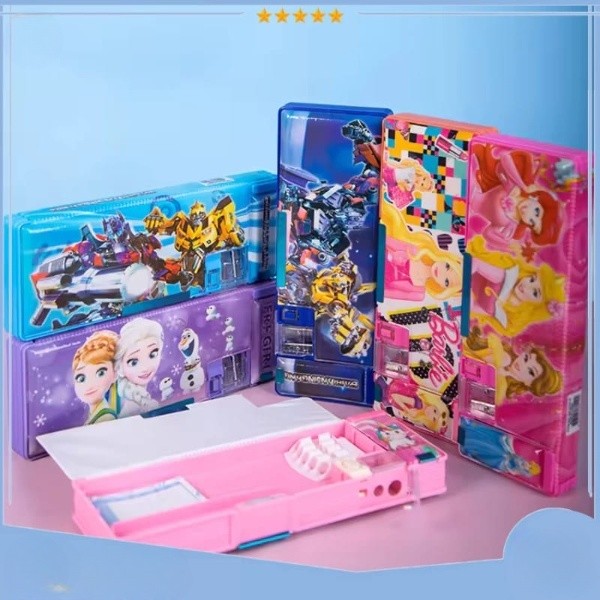 

5036 - Kotak Pensil Magnet KARAKTER KARTUN Dengan RAUTAN MINI[nusantara.acc]