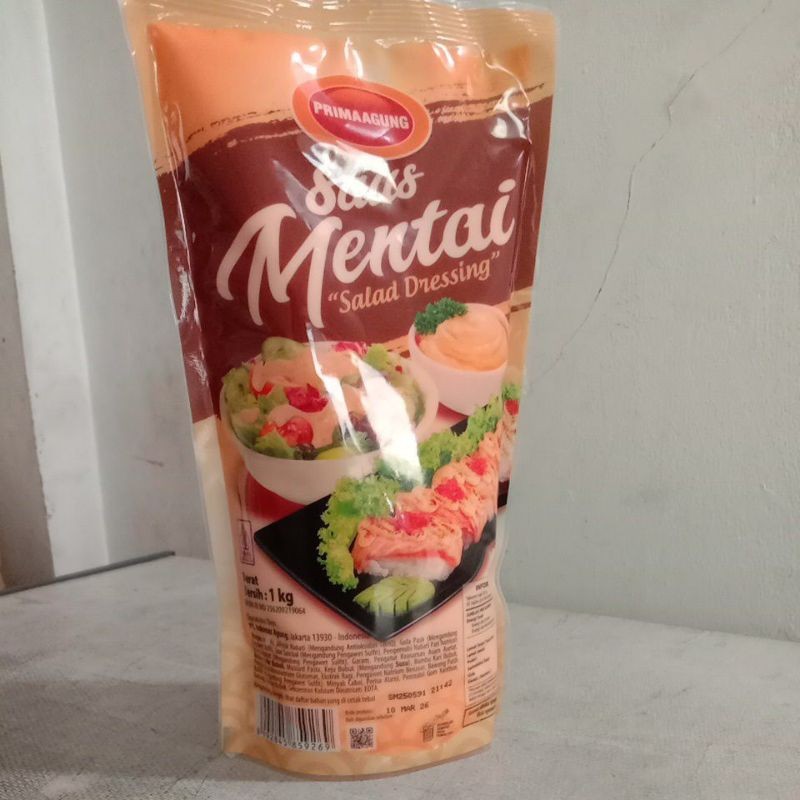 

saus mentai prima agung 1Kg high quality halal