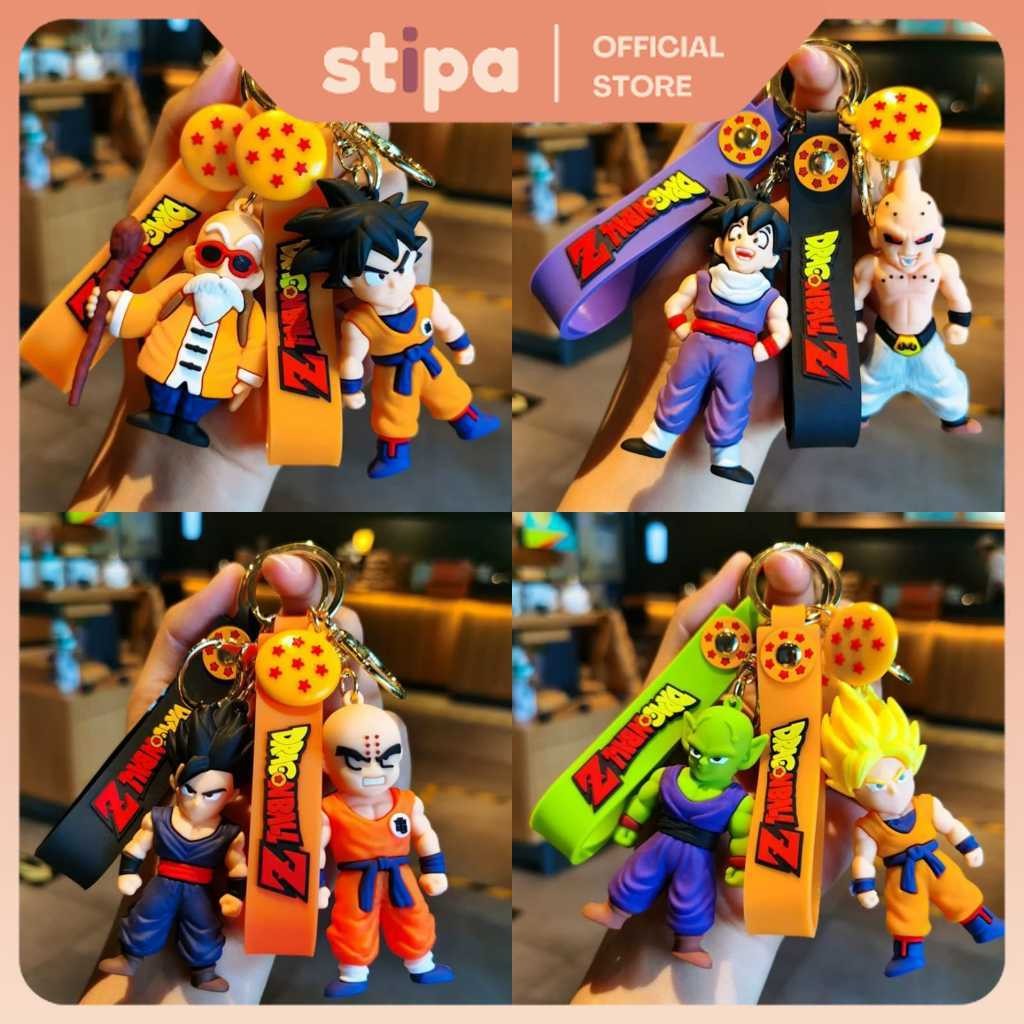 STIPA Gantungan Kunci Besar Karakter Dragon Ball Kura Kura Ganci Tas Motor Koleksi Souvenir Kado Mai