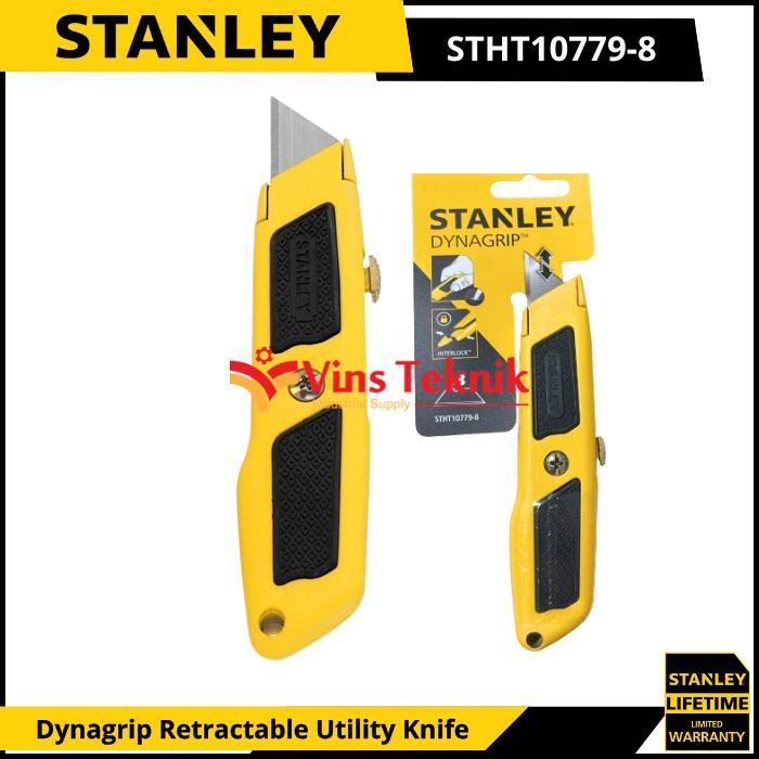 

STANLEY STHT10779-8 Pisau Cuter Cutter Dynagrip Retractable Utility Knife STHT10779